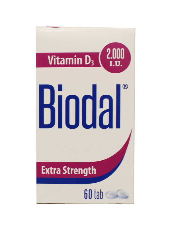 Biodal® (vitamin D3) 2,000 I.U 60 tablets