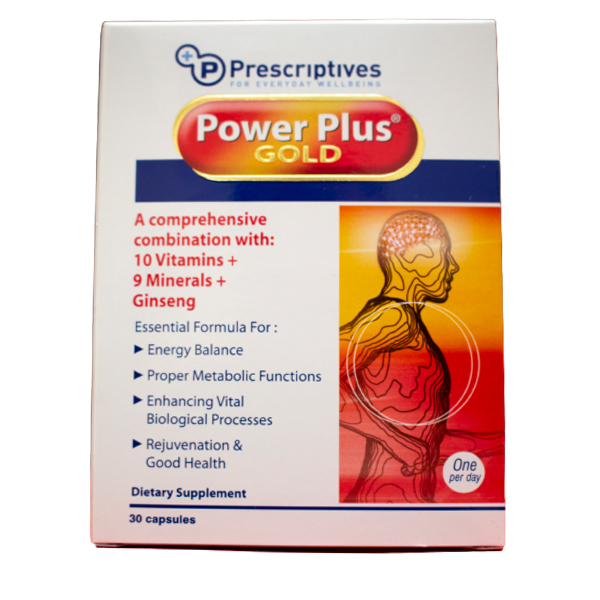 Power Plus Gold Multi Vitamins And Minerals 30 Capsule