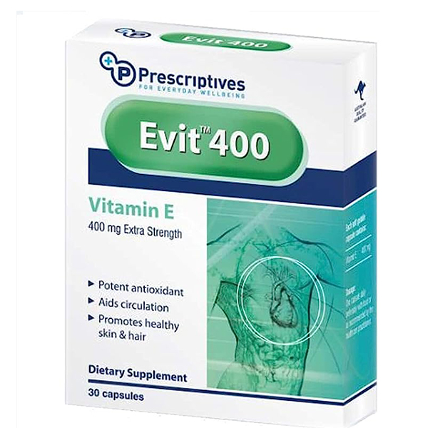 Evit Vitamin E 400Mg 30CAP
