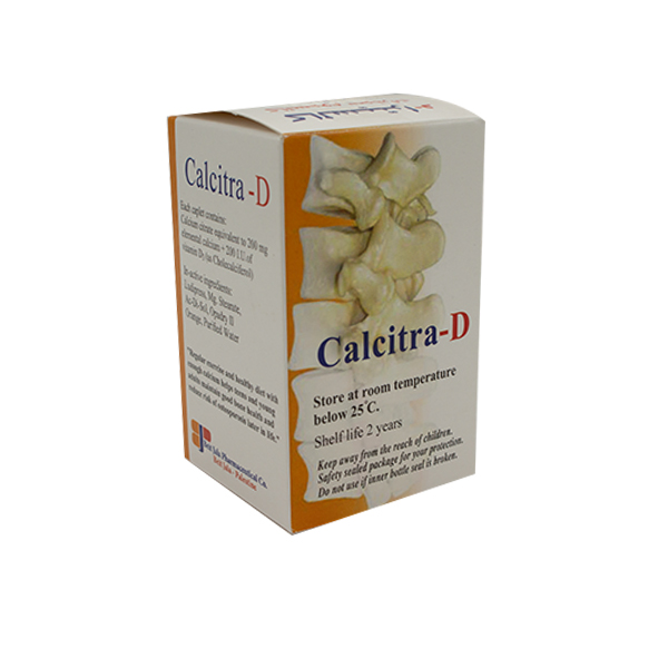 Calcitra Calcium Supplement With Vitamin D 30 Tablet