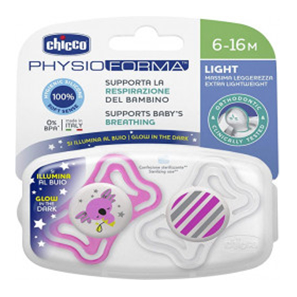 Chicco PhysioForma Soother Pink 6-16M